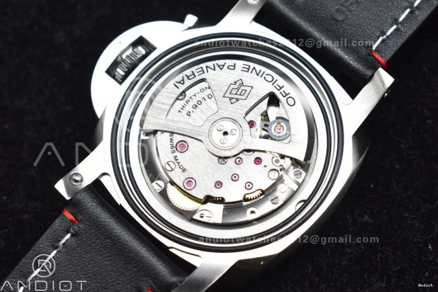  Best Green Leather Brown PAM732 Dial Edition on 1:1 TTF Strap P9010 Dark 0401